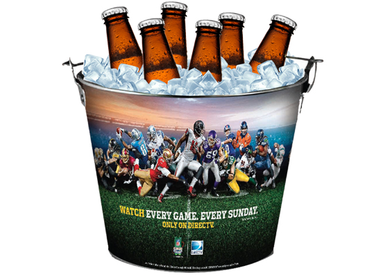 NFL SUNDAY TICKET™<br />ALUMINUM BEER BUCKETS<br />