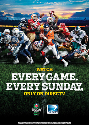 NFL SUNDAY TICKET™<br />WALL/WINDOW POSTER